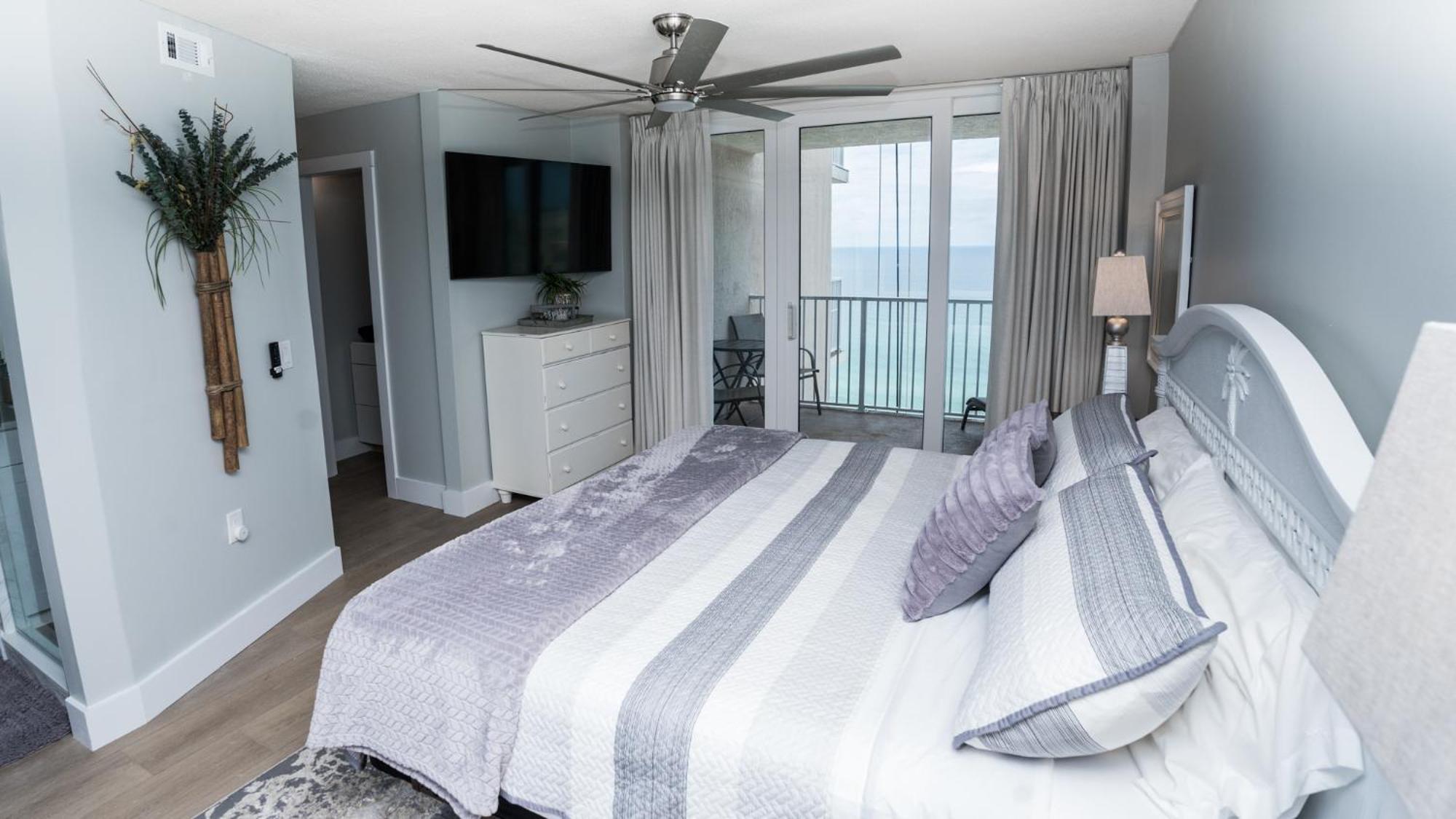 New Rental - 3Br 3Ba Corner Beachfront - 2024 Remodel - 3 Pools, Tiki Hut, Gym, Tennis 巴拿马城 外观 照片