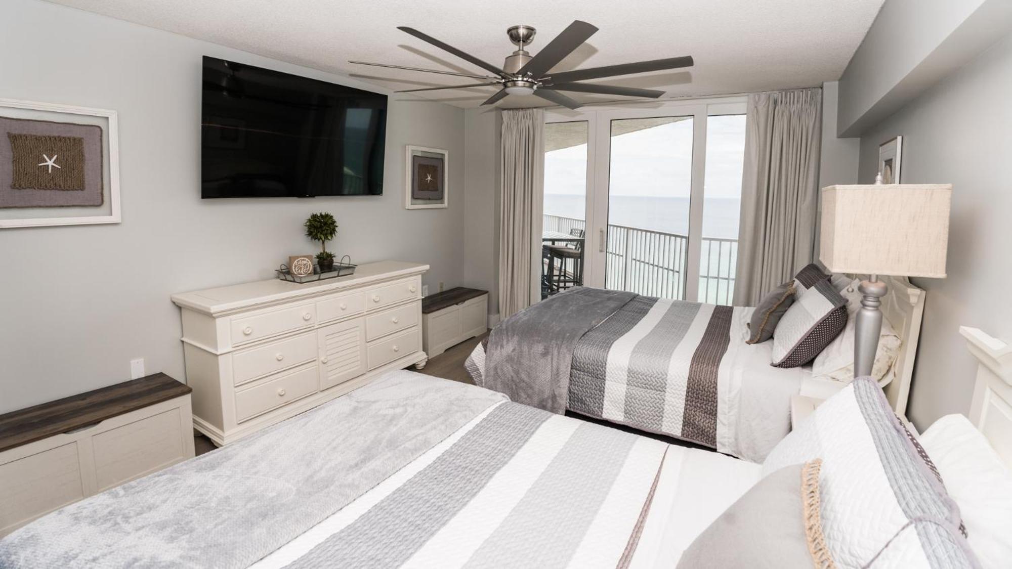 New Rental - 3Br 3Ba Corner Beachfront - 2024 Remodel - 3 Pools, Tiki Hut, Gym, Tennis 巴拿马城 外观 照片