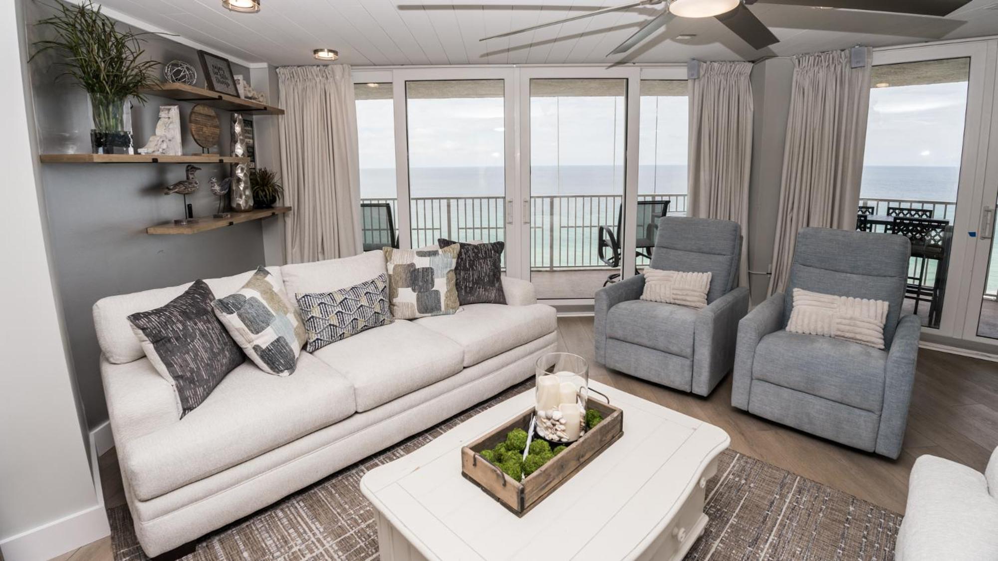 New Rental - 3Br 3Ba Corner Beachfront - 2024 Remodel - 3 Pools, Tiki Hut, Gym, Tennis 巴拿马城 外观 照片