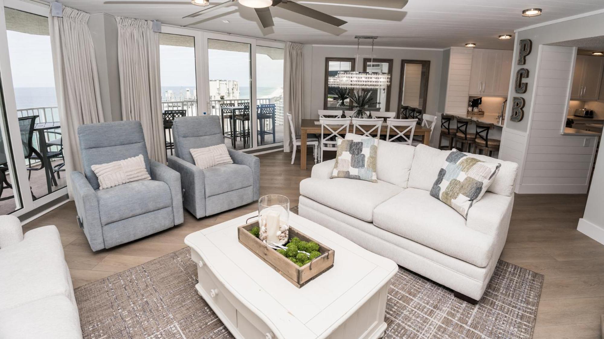 New Rental - 3Br 3Ba Corner Beachfront - 2024 Remodel - 3 Pools, Tiki Hut, Gym, Tennis 巴拿马城 外观 照片