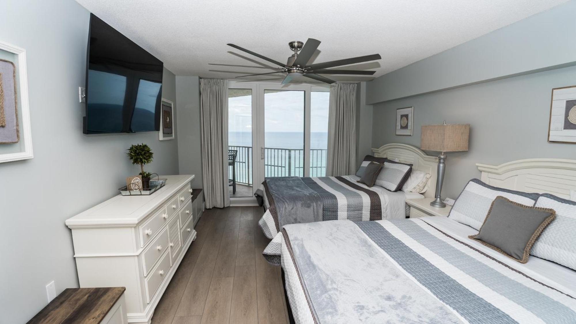 New Rental - 3Br 3Ba Corner Beachfront - 2024 Remodel - 3 Pools, Tiki Hut, Gym, Tennis 巴拿马城 外观 照片